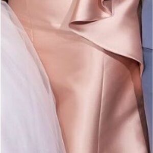 Rene Ruiz Strapless Dress in Soft Pink